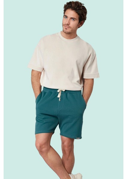 Erkek Yazlık Kısa Şort Pamuk Regular Fit Dokulu Rahat Günlük Kullanım Yaz Aylarının Vazgeçilmezi fiyatları