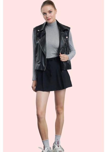 Kadın Mini Şort Etek Dokuma Kumaş Casual Stil Günlük Kullanım Hafta Sonu Dayanıklı Malzeme fiyatları