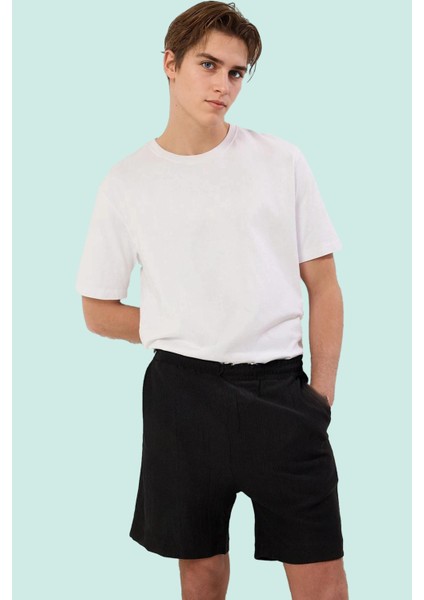 Erkek Günlük Kullanım Için Geniş Paça Örme Şort Rahat ve Şık Tasarım Yaz Aylarının Vazgeçilmezi fiyatları