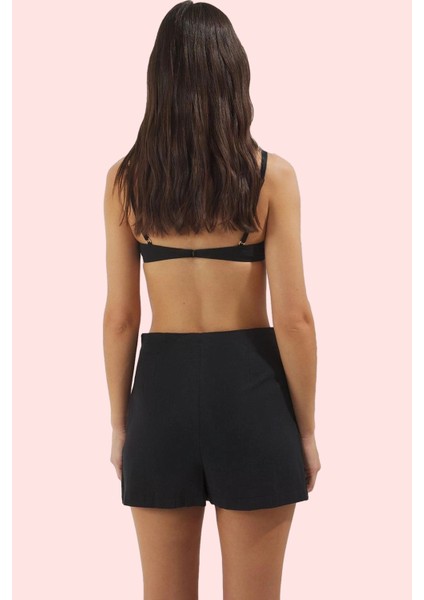 Kadın Yazlık Pamuk Dokuma Şort Etek Normal Bel Boru Paça Günlük Kullanım Dayanıklı Malzeme modelleri