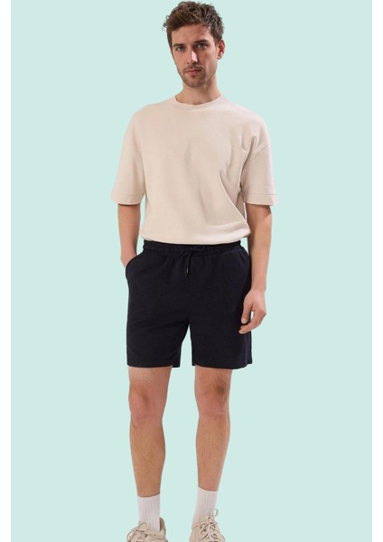 Erkek Pamuklu Şort Çok Normal Bel Rahat Kalıp Yaz Aylarının Vazgeçilmezi Dayanıklı Malzeme fiyatları