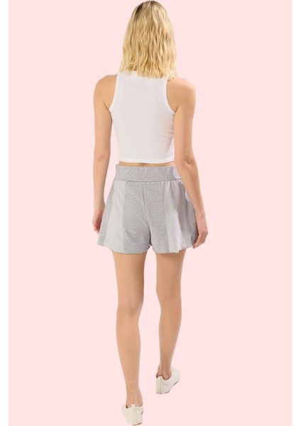 Kadın Kısa Boy Şort Boru Paça Örme Kumaş Rahat Günlük Stil Hafta Sonu Yaz Aylarının Vazgeçilmezi modelleri