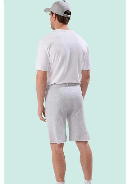 Erkek 2 Iplik Rejenere Kumaş Straight Siluet Kısa Boy Şort; Günlük ve Spor Için Mükemmel Hafta Sonu modelleri