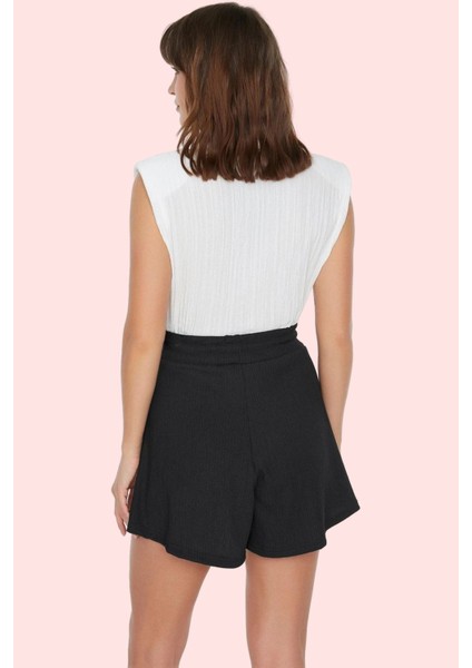 Kadın Straight Kalıp Şort Polyester Rahat Günlük Yaz Stilleri Hafta Sonu Dayanıklı Malzeme