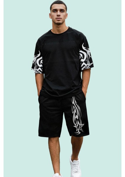 Erkek Loose Fit Şort 2 Iplik Openend Dokuma Spor ve Günlük Hafta Sonu Yaz Aylarının Vazgeçilmezi