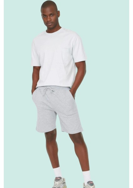 Erkek Yazlık Şort Lastikli Bel Casual Stil Boru Paça Günlük Kullanım Yaz Aylarının Vazgeçilmezi