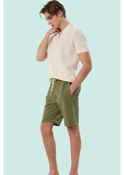 Erkek Yazlık Pamuk Şort Renk Boru Paça Normal Bel Günlük Kullanım Yaz Aylarının Vazgeçilmezi fiyatları