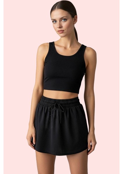 Kadın Yazlık Kısa Şort Etek Normal Bel Boru Paça Polyester Spor ve Günlük Kullanım Hafta Sonu fiyatları