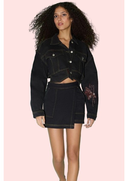 Kadın Yazlık Pamuk Denim Şort Etek; Normal Bel Düz Desen Dar Paça Yaz Aylarının Vazgeçilmezi fiyatları