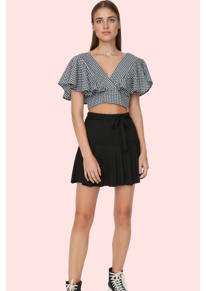 Kız Çocuk Yazlık Mini Şort Etek Dar Paça Leopar Desenli Örme Kumaş Yaz Aylarının Vazgeçilmezi