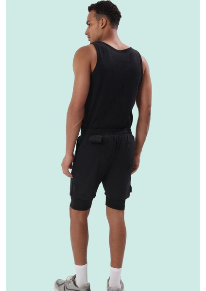 Erkek Polyester Micro Dokuma Şort Normal Bel Kısa Boy Straight Siluet Günlük Kullanım Için Rahat modelleri