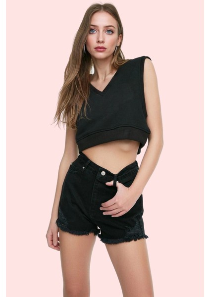 Kadın Pamuk Denim Mini Şort Care Koleksiyonu Yazlık Casual Günlük Kullanım Kaliteli Malzeme fiyatları