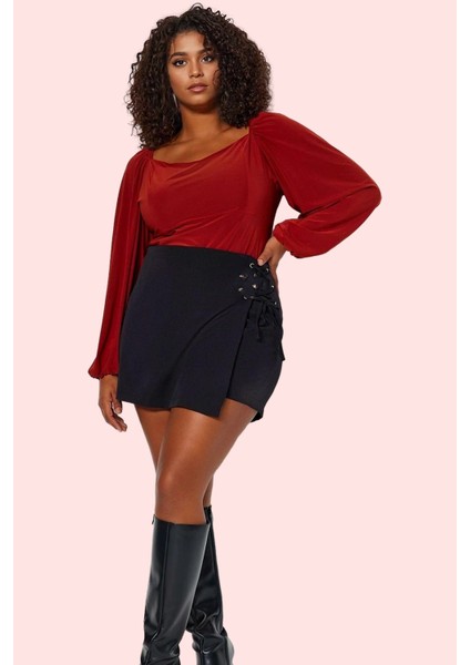 Kadın Şort Etek Feminen Straight Kalıp Dokuma Kumaş Rahat Günlük Yaz Aylarının Vazgeçilmezi