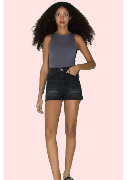 Kadın Kısa Boy Denim Şort Pamuk Geniş Paça Yazlık Günlük Kullanım Yaz Aylarının Vazgeçilmezi fiyatları