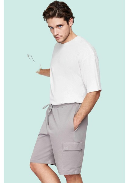 Erkek Yazlık Şort Nefes Alan Pamuk Karışımı Geniş Paça Casual Stil Yaz Aylarının Vazgeçilmezi