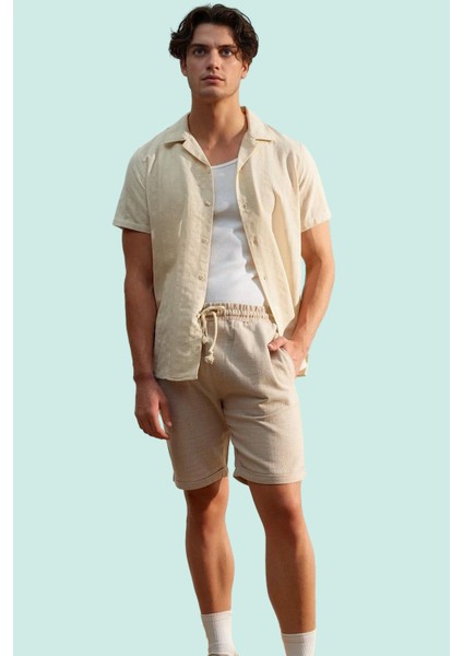 Erkek Yazlık Pamuk Şort Renk Boru Paça Normal Bel Günlük Kullanım Yaz Aylarının Vazgeçilmezi fiyatları