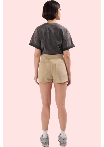 Kadın Kısa Boy Geniş Paça Şort Etek Düz Desen Denim Kumaş Pamuk Yazlık Yaz Aylarının Vazgeçilmezi modelleri