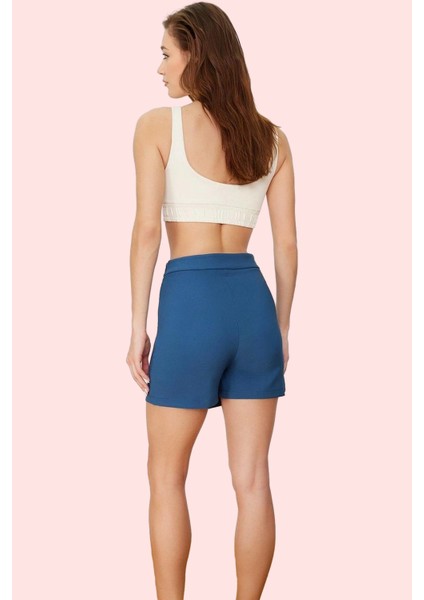 Kadın Kısa Boy Finike Dokuma Şort Etek Yüksek Bel Kemer Detayı Günlük Yaz Aylarının Vazgeçilmezi modelleri