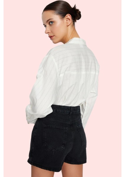 Kadın Yüksek Bel Denim Şort Etek Geniş Paça Pamuk Günlük Şıklık Yaz Aylarının Vazgeçilmezi modelleri