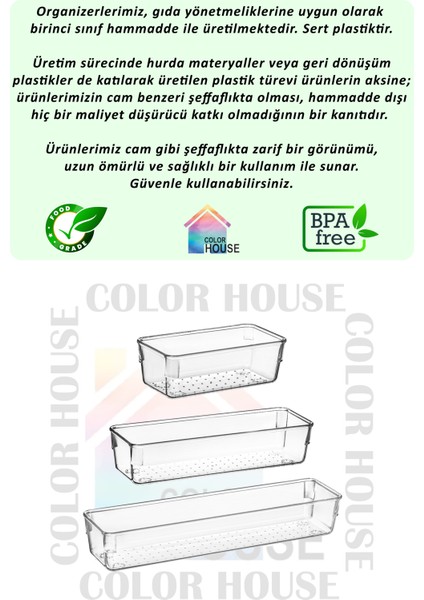 19 Adet Kaşıklık Kepçelik Organizer Modüler Çekmece Içi Düzenleyici