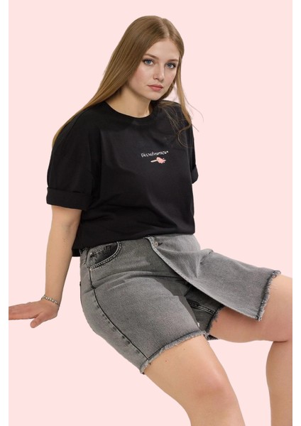 Kadın Denim Yüksek Bel Şort Etek Pamuk Rahat Günlük Stil Hafta Sonu Yaz Aylarının Vazgeçilmezi