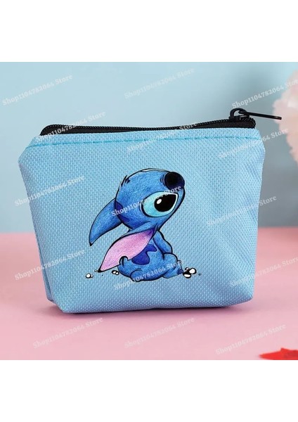 Lilo Stitch Canvas Para Çantası Erkek Karikatür Anime Figürleri Kısa Cüzdanlar Kız Moda Taşınabilir Depolama Çantaları Disney Kırtasiye Çantası Renk: SDZ-813 (Yurt Dışından)