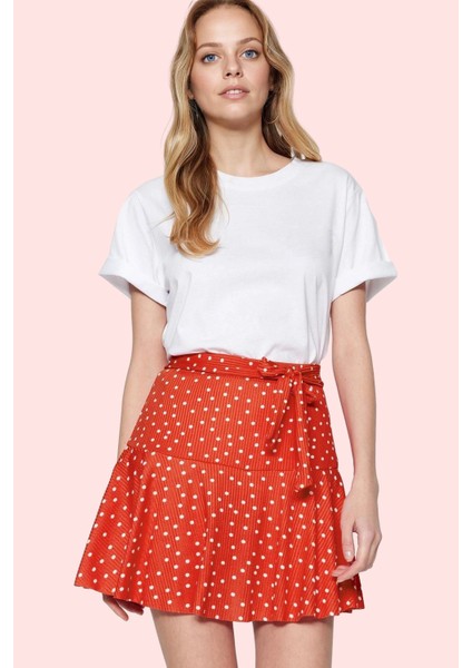 Kız Çocuk Yazlık Mini Şort Etek Dar Paça Leopar Desenli Örme Kumaş Yaz Aylarının Vazgeçilmezi