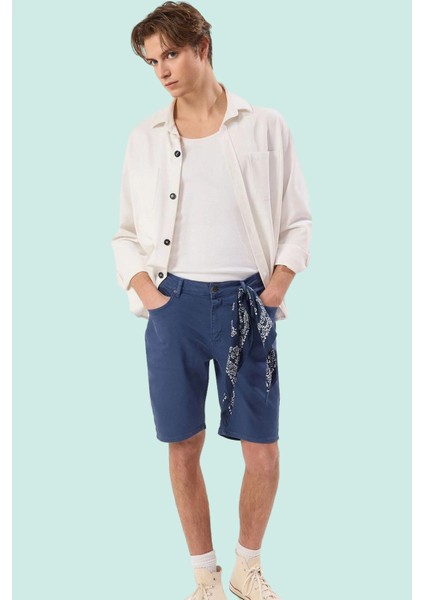 Erkek Kısa Denim Şort Pamuk Stretch Kumaşlı Casual Yaz Günlük Kullanım Stilin Buluştuğu Yer