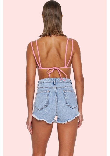 Kadın Denim Şort Pamuk Straight Kalıp Kısa Boy Günlük Kombinler Yaz Aylarının Vazgeçilmezi modelleri