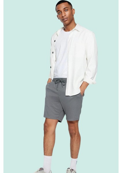 Erkek Casual Şort Slim Fit Renk Örme Kumaş Rahat Kesim Günlük Kullanım Yaz Aylarının Vazgeçilmezi fiyatları
