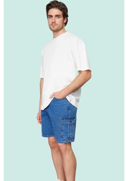 Erkek Denim Şort Pamuk Casual Günlük Kullanım Dayanıklı Malzeme Yaz Aylarının Vazgeçilmezi