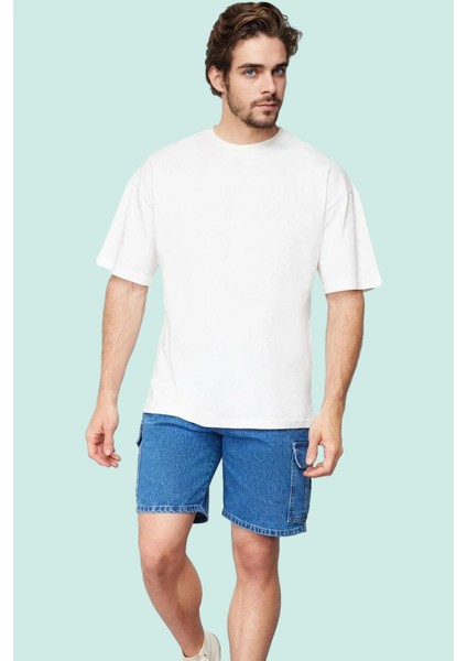 Erkek Denim Şort Pamuk Casual Günlük Kullanım Dayanıklı Malzeme Yaz Aylarının Vazgeçilmezi fiyatları