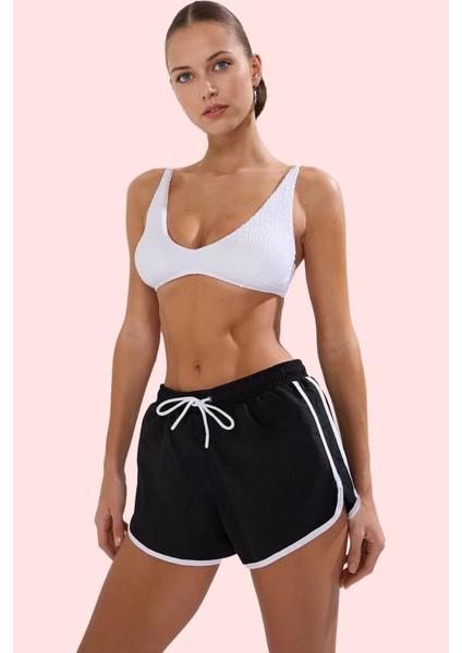 Kadın Yazlık Şort Polyester Etnik Desen Boru Paça Rahat Kesim Günlük Kullanım Modern Tasarım