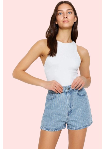 Kadın Denim Şort Pamuk City Short Kalıp Geniş Paça Kısa Boy Yazlık Yaz Aylarının Vazgeçilmezi fiyatları