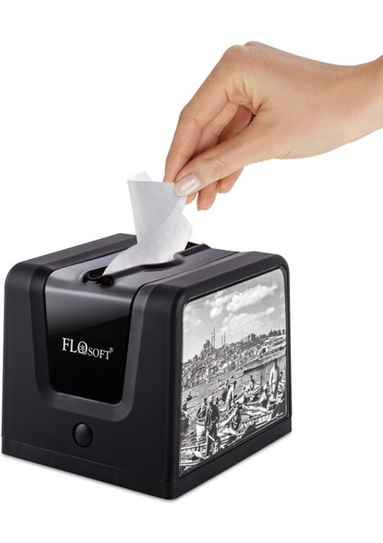 Soft Touch Kadife Desen Modern Peçetelik, Dekoratif Peçete Dispenseri Yumuşak Kaplama F268 modelleri