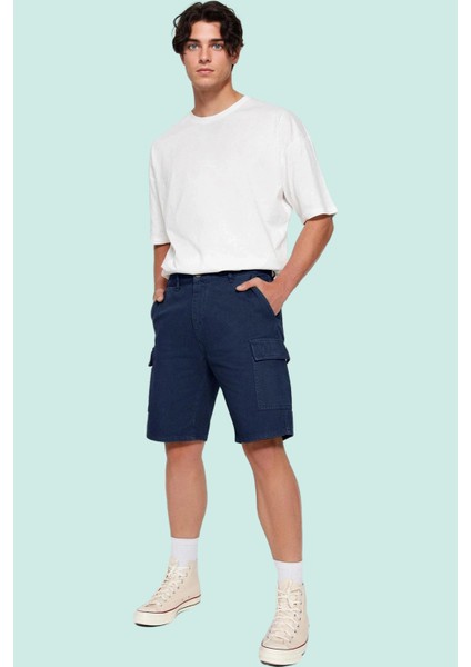 Erkek Pamuklu Denim Şort Rahat Geniş Paça Kısa Boy Günlük Kullanım Için Ideal Modern Tasarım modelleri