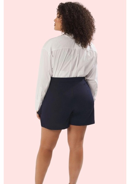 Kadın Şort Etek Dokuma Kumaş Geniş Paça Polyester Karışımlı Ofis ve Günlük Kaliteli Malzeme modelleri