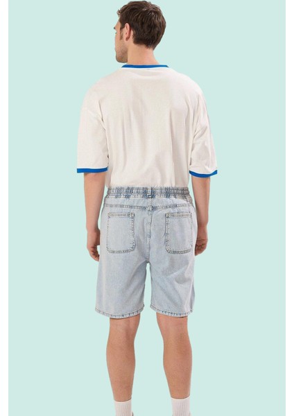 Erkek Pamuk Denim Şort Rahat Kalıp Geniş Paça Yaz Aylarının Vazgeçilmezi Dayanıklı Malzeme modelleri