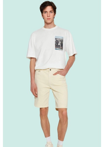 Erkek Kısa Denim Şort Pamuk Stretch Kumaşlı Casual Yaz Günlük Kullanım Stilin Buluştuğu Yer modelleri