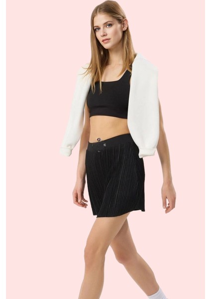 Kadın Yazlık Örme Spor Şort Etek Düz Desen Normal Bel Kısa Boy Günlük Kullanım Özel Günler fiyatları