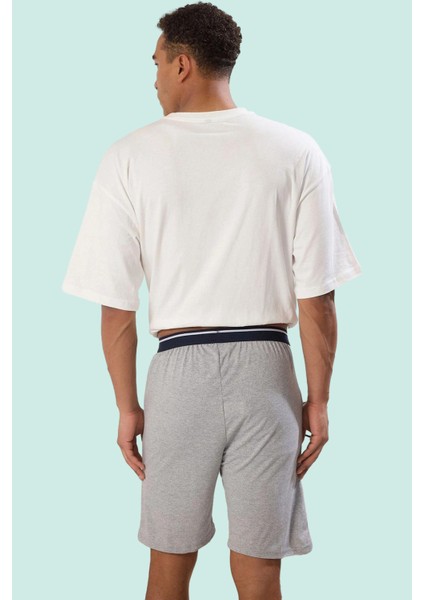 Erkek 2li Örme Şort Straight Kalıp Nefes Alan Kumaş Yaz Rahatlığı Günlük Kullanım Hafta Sonu fiyatları