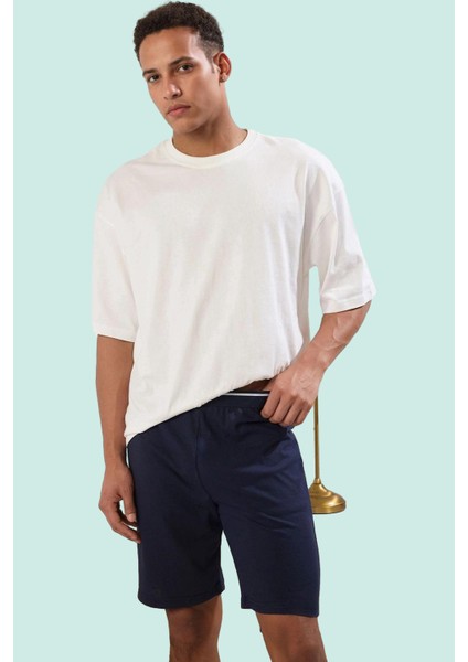 Erkek 2li Örme Şort Straight Kalıp Nefes Alan Kumaş Yaz Rahatlığı Günlük Kullanım Hafta Sonu modelleri