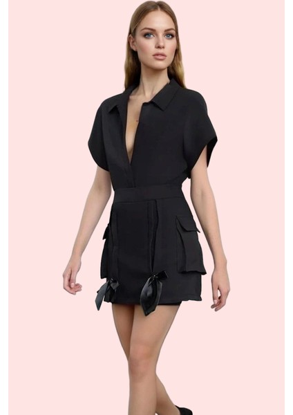 Kadın Yüksek Bel Dar Paça Dokuma Finike Şort Etek Kısa Günlük Stil Yaz Aylarının Vazgeçilmezi