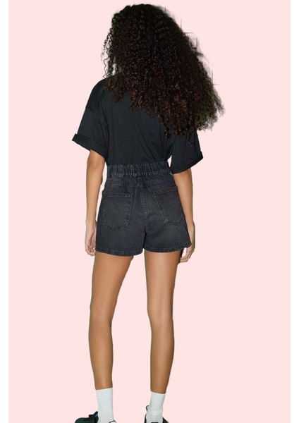 Kadın Pamuklu Denim Şort Düz Desen Rahat Günlük Yazlık Hafta Sonu Yaz Aylarının Vazgeçilmezi modelleri