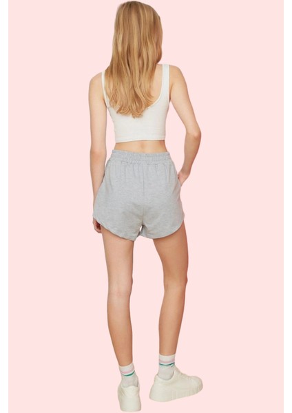 Kadın Pamuklu Şort Lastikli Bel Geniş Paça Rahat Günlük Stil Hafta Sonu Yaz Aylarının Vazgeçilmezi modelleri