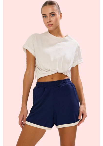 Kadın Şort Rahat Kalıp Kısa Boy Yazlık Günlük Kombinler Için Hafta Sonu Yaz Aylarının Vazgeçilmezi