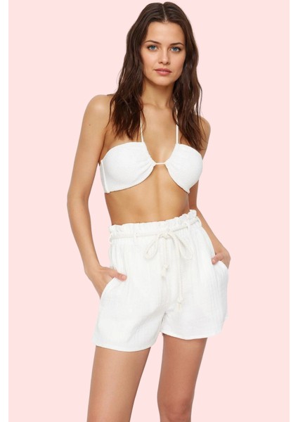 Kadın Geniş Paça Müslin Şort Pamuk Rahat ve Şık Günlük Kullanım Için Yaz Aylarının Vazgeçilmezi modelleri