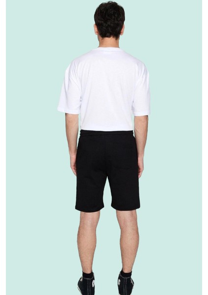 Erkek Basic Şort Lastikli Bel Kısa Boy Rahat Kalıp Günlük Kombinler Için Dayanıklı Malzeme fiyatları