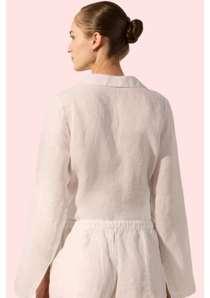 Kadın Kısa Boy Keten Şort Geniş Paça Yüksek Bel Dokuma Kumaş Günlük Kullanım Modern Tasarım modelleri