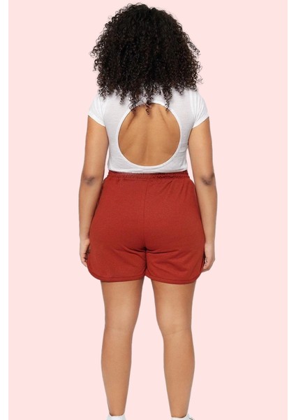 Kadın Yüksek Bel Pamuklu Şort Rahat Kesim Günlük Kombinler Hafta Sonu Yaz Aylarının Vazgeçilmezi modelleri